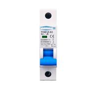 NAHIJOPGZ Disjoncteur DC MCB 6KA 1P 500V, 3A 6A 10A 16A 20A 25A 32A 40A 50A 63A, Connexion de Type Y(60A)