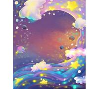 NAHUIGOOD Diy Kit Broderie Point De Croix,Pulvérisation 11Ct40X50Cm Kit Canevas Complet Avec Fils Canevas Kit Complet Moderne Loisirs Créatifs Adultes