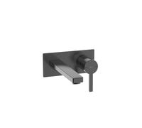 Naia mitigeur Lavabo À Encastrer Titanium Black Brosse - ROCA A5A3596NM0