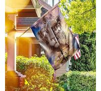 N'Aie Pas Peur, Car Je Suis Avec Toi. Jésus, Christianisme Drapeaux De Pirate Drapeau De Jardin Ésistantes À La Décoloration Drapeaux De Vacances Décoration Pour Extérieure Patio Porche S