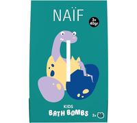 Naïf - Boule de bain pour enfants (lot multipack) à partir de 3 ans - Plaisir de bain crépitant - Formule douce - 0% SLES - Testé dermatologiquement - Origine naturelle - 120 g