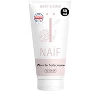 Naïf Crème pour le Change Bébé & Enfant - 0% parfum, pommade au zinc, aux ingrédients naturels, soin peau sensible - 50 ml