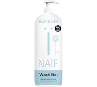 Naïf Gel Douche Nettoyant - 700 ml - pour Bébé et Enfant - Ingrédients Naturels - 100% Vegan