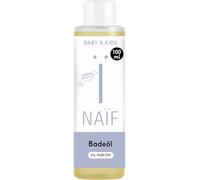 Naïf - Huile de bain douce pour bébés et enfants - 0% de parfum - Soin bébé - Bain bébé - Huile de bain pour peaux sèches - Ingrédients naturels - Vegan - 100 ml