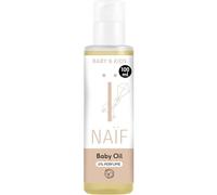 Naïf Huile pour Bébé 0% Parfum à l’Huile de Coco Naturelle - Huile corporelle pour massage, peau sensible, testée dermatologiquement, dès la naissance - 100 ml
