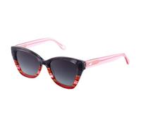 NAIF IZARO Lunettes de Soleil Women's, Gris avec Jaspeado Rouge, Grand
