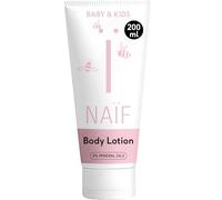 Naïf - Lait Corps Nourrissant Bébé et Enfant - Crème Bébé Peau Sensible - Sans Huile Minérale - Aux Ingrédients Naturels - Pénètre Rapidement - Vegan - 200 ml
