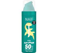 Naïf - Lotion solaire pour enfants - SPF 50 - Dès 3 ans - Protection UVA et UVB - Résistante à l'eau - Testée dermatologiquement - Sans microplastiques - Parfumée - 100 ml