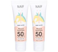 Naïf Mineral Sunscreen - SPF50 Crème Protection Solaire 2x30 ml