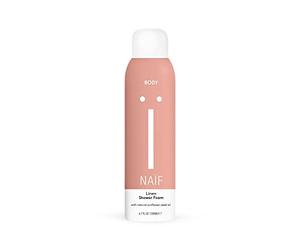 Naïf - Mousse De Douche Naturelle, senteur lavande & bergamote - 200ML, Mousse de douche pour le corps parfumée à la lavane et à la bergamote, Végan, Formule sans plastique, Bioplastique
