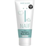 Naïf - Shampoing et gel douche 2 en 1-0% de parfum - Sans SLES, microplastiques ni silicones - Testé dermatologiquement - Ingrédients d'origine naturelle - 200 ml