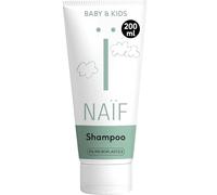 Naïf Shampoing Soin Bébé & Enfant - Aux ingrédients naturels, vegan, sans SLES, sans microplastiques, silicones et parabènes - 200 ml