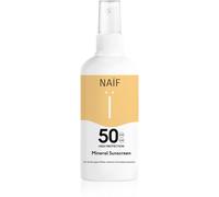 Naif Sun Mineral Sunscreen SPF 50 spray solaire protecteur SPF 50 waterproof 100 ml