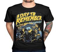 NAIFEN A Day to Remember Band Unisex 100% Cotton Short-Sleeve T-Shirts Black M