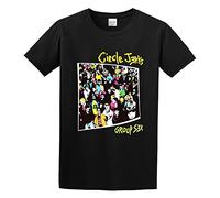 NAIFEN Circle Jerks Group Sex Print Unisex 100% Cotton Short-Sleeve T-Shirts Black M