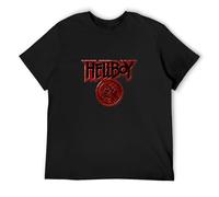NAIFEN Hellboy Black Men's T-Shirt Black S