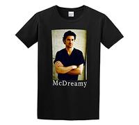NAIFEN Mcdreamy Patrick Dempsey Anatomy Unisex 100% Cotton Short-Sleeve T-Shirts Black M