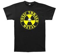 NAIFEN Toxic Holocaust Sign Unisex 100% Cotton Short-Sleeve T-Shirts Black XL