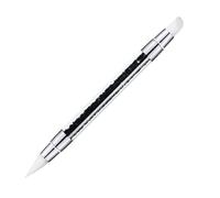 naiil art Sculpture Pen - Excellent Material doublle-Head Super Soft Silicone Engraving Embossed Pen | superrb Craftsmanship duaal Tipped naiil art Gel Head Tools for Carving, Shaping 3D Effect