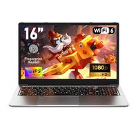 NAIKLULU 16 Pouces Ordinateur Portable Gaming 32GB RAM 1TB SSD, R7 5825U Processor (2,0 à 4,5 GHz) Laptop Pc Portable Gamer Computer, 51.97Wh/Clavier Complet Rétroéclairé/Webcam/Type-C
