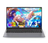 NAIKLULU 17.3 Pouces 2026 Pc Portable RAM 16GB SSD 1TB, N150 Processor(1,2 à 3,6GHz) Laptop Computer Ordinateur Portable, 6000Mah/Notebook à Clavier Rétroéclairé/Carte TF/Type-C/Touchpad