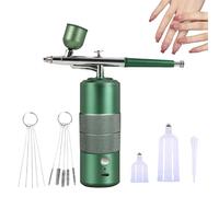 Nail Air Brush, Cordless Airbrush Sprayer, 3.9in Painting Sprayer Set, Lightweight Portable Design, Painting Tool for Hair, Makeup, Beginner, Model, Cake, Car, Decorating, Shoe, Graffiti