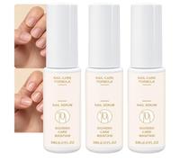 Nail and Cuticle Care Serum with Dropper,Lightweight Non Greasy Daily Moisturizing Oil,Lightweight Fingernail Conditioning Essence for Uneven Fingernail Surfaces,Brush on Nail Serum for Dry (3PCS)