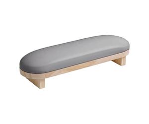 Nail Arm Rest - Non-Slip Waterproof Stable Base | High-Density Internal Cushioning with Premium PU Synthetic Cover & Ergonomic Elevation Geometry for Manicure Salons and Home Stations