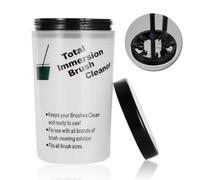 Nail Art Brush Cleaner tasse d'immersion Bouteille de nettoyage des broussailles avec des emplacements de taille multiple, tasse nettoyage pinceau à nail art