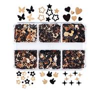 Nail Art Coeur Paillette Holographique Étincelle Mixte Étoile Lapin Creux En Forme D'étoile Confettis Paillettes De La Saint-Valentin.