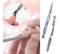 Nail Art Croix En Acier Inoxydable Serrure Fa?Onnage Pincettes Stylisme Ongulaire Clip Conseils Cueillette Strass Uv Gel Multi-Fonction Clip Conseils