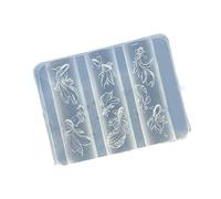 Nail Art en silicone avec motifs coquillages et sirènes faciles à démouler pour manucure