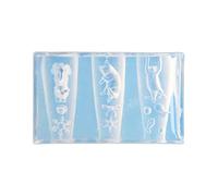 Nail Art en silicone flexible pour des motifs uniques de chats robustes et faciles à manipuler, s'adaptent à tous les types et tailles d'ongles en silicone