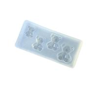 Nail Art Flexible en silicone pour des motifs uniques d'ours Robuste et facile à manipuler S'adapte à tous les types et tailles Outil d'art en silicone