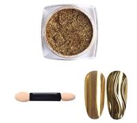 Nail Art Glitter Poudre Effet Miroir Chrome Pigment Poussière Paillettes À Paupières Pour Décorations D'art Poussière Holographique Acrylique Pour Gel Vernis