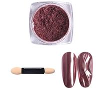 Nail Art Glitter Poudre Effet Miroir Chrome Pigment Poussière Paillettes À Paupières Pour Décorations D'art Poussière Holographique Acrylique Pour Gel Vernis