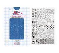 Nail Art Images Stamping Template Fleur Dentelle Designs Ongles Vernis Stamps Manucure Pochoirs pour Maison et Salon Utilisation Nail Images Plaque