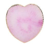 Nail Art Palette Coloré Peinture Dessin Couleur Plat Exquis Coeur Style pour Portable Écologique Femelle Amis Rose Bleu Violet Gris (Violet)