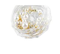 Nail Art Pearl Semi Round Imitation Pearl 3d Decal Design Glitter Decoration Design Diy Nail Art Decoration Accessories