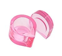 Nail Art Plat en verre de cristal avec couvercle pour ongles liquides Monomère Plat de manucure Outil de manucure