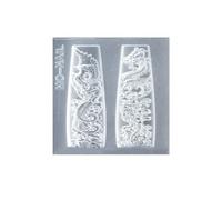 Nail Art Pochoirs en silicone sur le thème de l'année du dragon pour femmes et filles Moule à sculpter à la main Décoration d'ongles du Nouvel An chinois