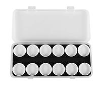 Nail Art polonais Aquarelle de Couleur Palette d'outil de Panification Accessoire avec boîte pour Peindre Le Nail Art