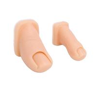 Nail Art Practice Toes Silicone Simulation Toe Peinture à ongles Pratique sculptée Toe doigts pour les amateurs de nails et technicienne professionnelle