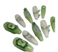 Nail art qui améliore le tempérament, vêtements for ongles, produits for ongles, faux ongles, nouvelles explosions d'été, vêtements détachables blancs Joker.(L)