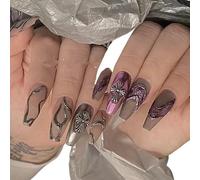 Nail art qui rehausse le tempérament, produit fini : de nouvelles explosions d'armures, polyvalentes et blanches, détachables et portables en Europe et en Amérique.(S)
