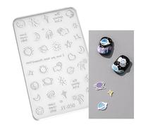 Nail Art Silicone Moule Fleurfly Flower Crystal Moules De Résine Scouping Polchy