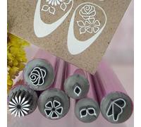 Nail Art Stamp Pen Set,Art Flower Form Stamp Pens for Nails,Nail Stamper Kit,nail Graffiti Nail Art Dotting Tools,Nail Stamp Pen DIY Nail Art Tools for Girls and Women (6PCS)