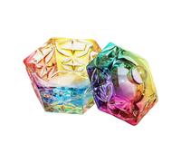 Nail Art Verre Acrylique Dappen Plat à Ongles Cristal Bol Liquides Tasse Design Outil Nail Bowl Nail Art Acrylique Dappen