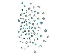 Nail Art Verre Cristal Relief Luxe Décoration Diamant 3D Pendentif Strass Bijoux Ornements Manucure Accessoires Décorations Ongles Embellissements Manucure Cristal Camélia Set pour le Toilettage des