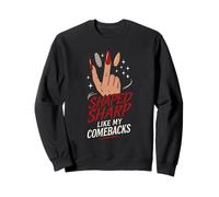 Nail Artist Nail Tech Cuticle Queen Nail Boss Vibe Acrylique Sweatshirt